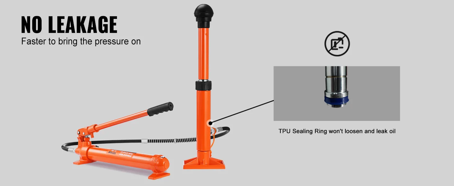 SucceBuy 10 Ton Hydraulic Jack Air Pump Lift Ram Body Frame Porta Power Repair Kits Multi-functional Auto Body Frame Repair Kits