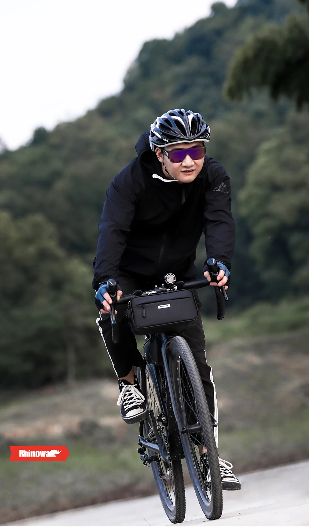 Rhinowalk Handlebar Bag Waterproof Bicycle Bags Frame Pannier Bag Multifunction Portable Shoulder Bag Bike Accessorie