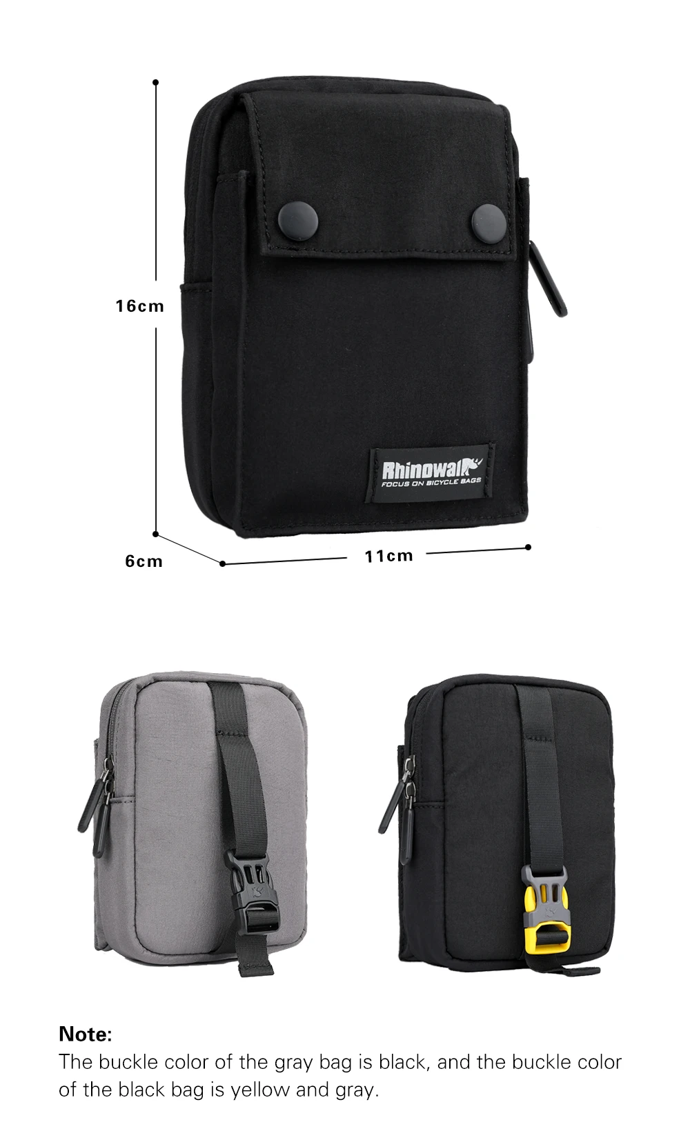 Rhinowalk Handlebar Bag Waterproof Bicycle Bags Frame Pannier Bag Multifunction Portable Shoulder Bag Bike Accessorie