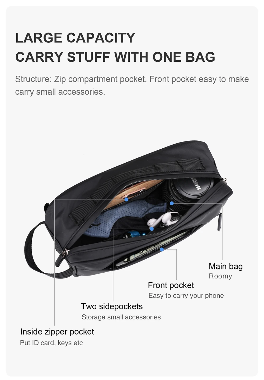 Rhinowalk Handlebar Bag Waterproof Bicycle Bags Frame Pannier Bag Multifunction Portable Shoulder Bag Bike Accessorie
