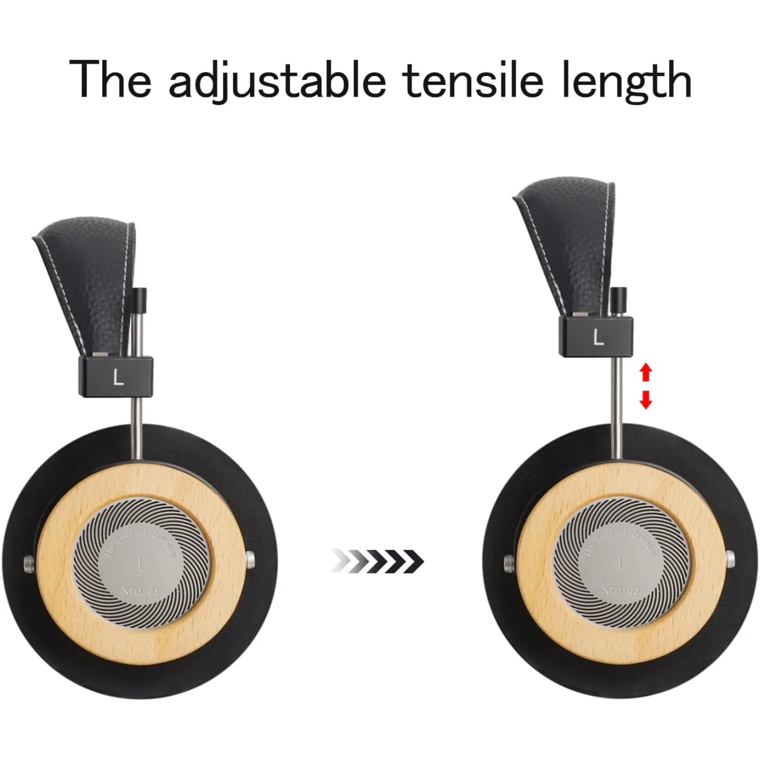 OKCSC WTD-3 Open Back HiFi Headphones Maple Wooden Shell 40mm Driver Unit Stereo Wired 3.5mm Jack Detachable Cable Vintage Style Over Ear Headphones for Music Audiophile Home Studio Listening