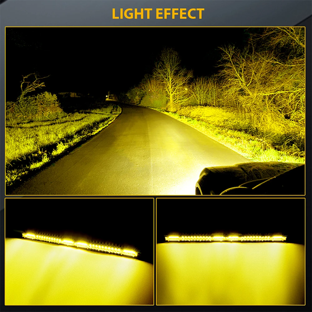 Slim LED light Bar 22Inch Flood Combo Beam Off Road 12V Work Light For Truck ATV SUV Boat Driving Light LED Work Light