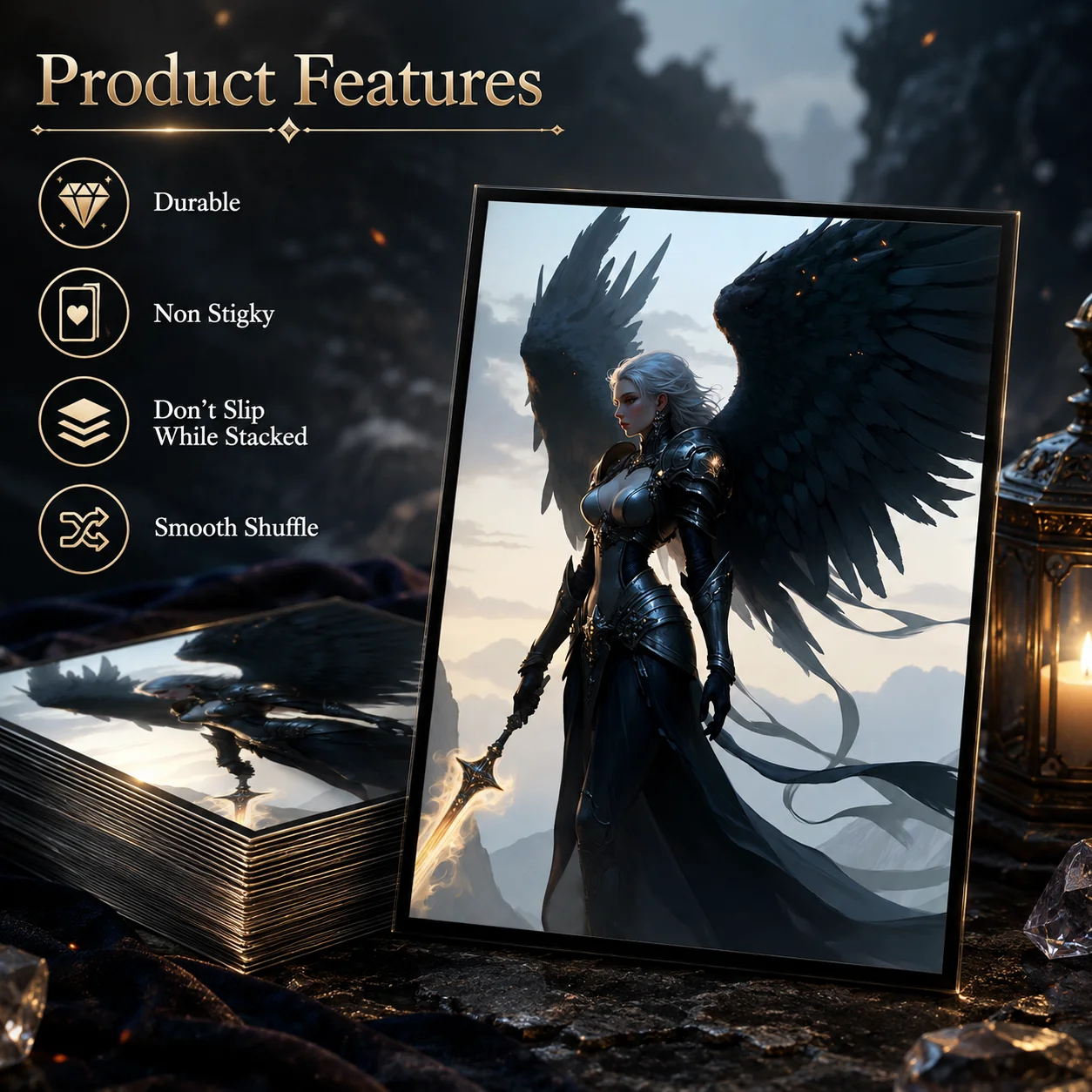 66X91mm 120PCS Matte Anime Card Sleeves Standard Size for MTG/PTCG/PKM TCG Game Trading Card Protector