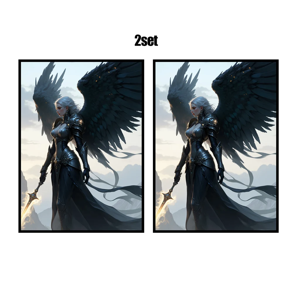 66X91mm 120PCS Matte Anime Card Sleeves Standard Size for MTG/PTCG/PKM TCG Game Trading Card Protector