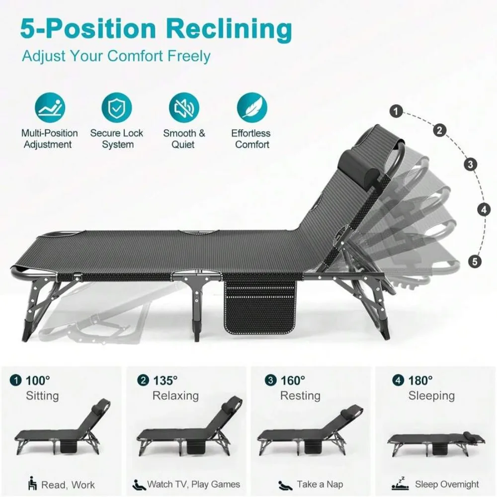 Portable Folding Camping Cot Bed, Heavy Duty Sleeping Platform for Adults Kids, Compact Travel Bed for Camping Hiking Beach Patio, Sturdy Steel Frame with Breathable Fabric, No Assembly Required, Easy Setup Carry with Storage Bag, Weight Capacity 330 440