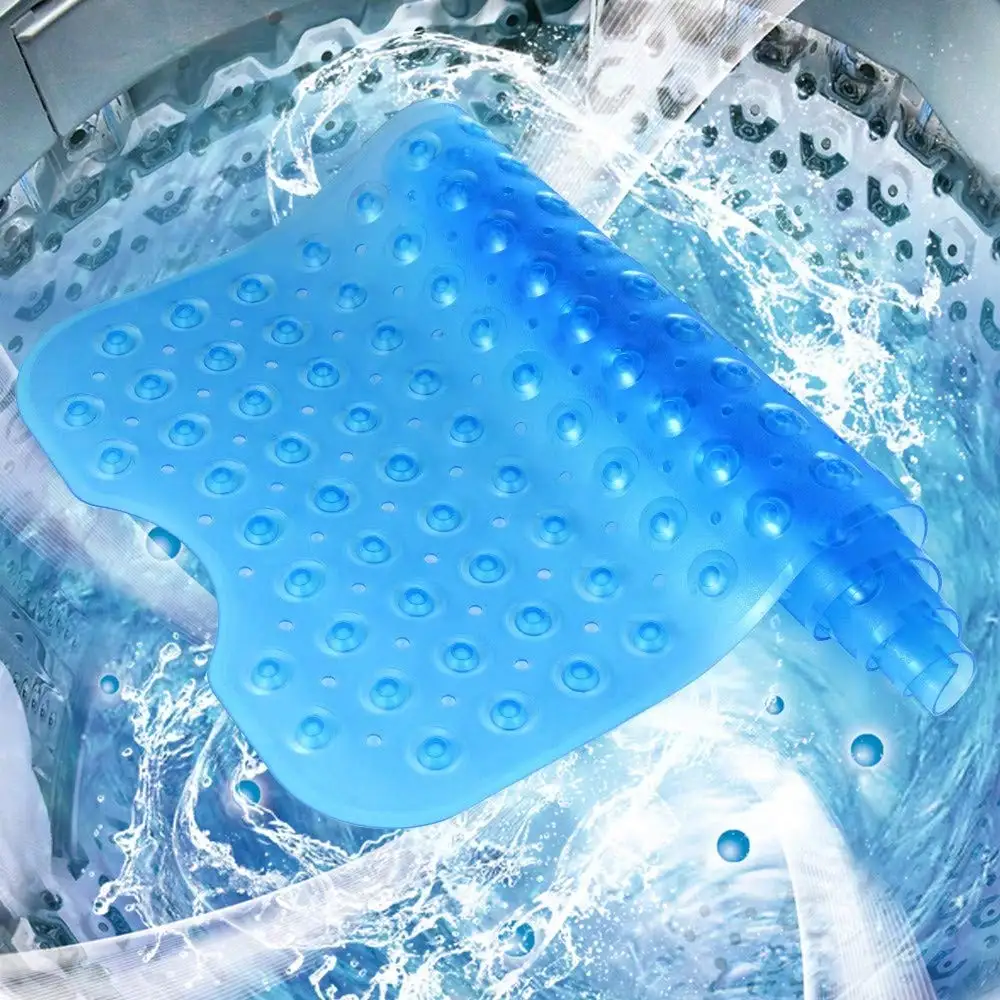 Extra Long Non-Slip Bathtub Mat With Drainage Holes And Suction Cups Non-Slip Bathtub Mat, 40 X 16 Inch Extra Long Bathtub Mat, Soft On Feet Machine Washable Bathroom Shower Mat - Ideal For Home, Hotel, And Car Travel - Available In Multiple Colors