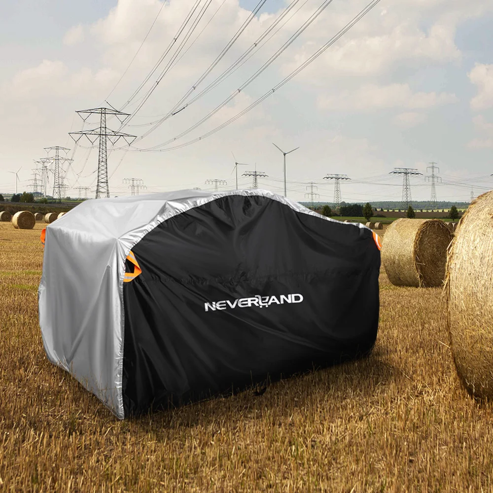 NEVERLAND ATV Cover Waterproof Heavy Duty XXXL Universal Quad Cover Outdoor Storage Cover 4 Wheeler Rain Cover All Weather for Polaris Sportsman Yamaha Honda Kawasaki Quad Bike