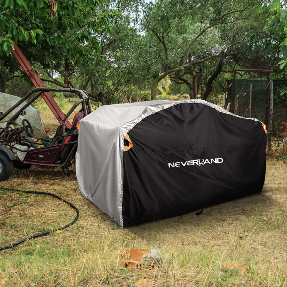 NEVERLAND ATV Cover Waterproof Heavy Duty XXXL Universal Quad Cover Outdoor Storage Cover 4 Wheeler Rain Cover All Weather for Polaris Sportsman Yamaha Honda Kawasaki Quad Bike