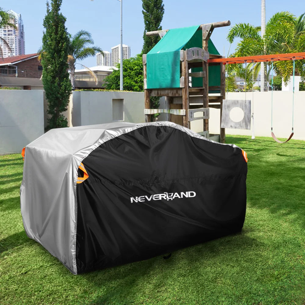 NEVERLAND ATV Cover Waterproof Heavy Duty XXXL Universal Quad Cover Outdoor Storage Cover 4 Wheeler Rain Cover All Weather for Polaris Sportsman Yamaha Honda Kawasaki Quad Bike