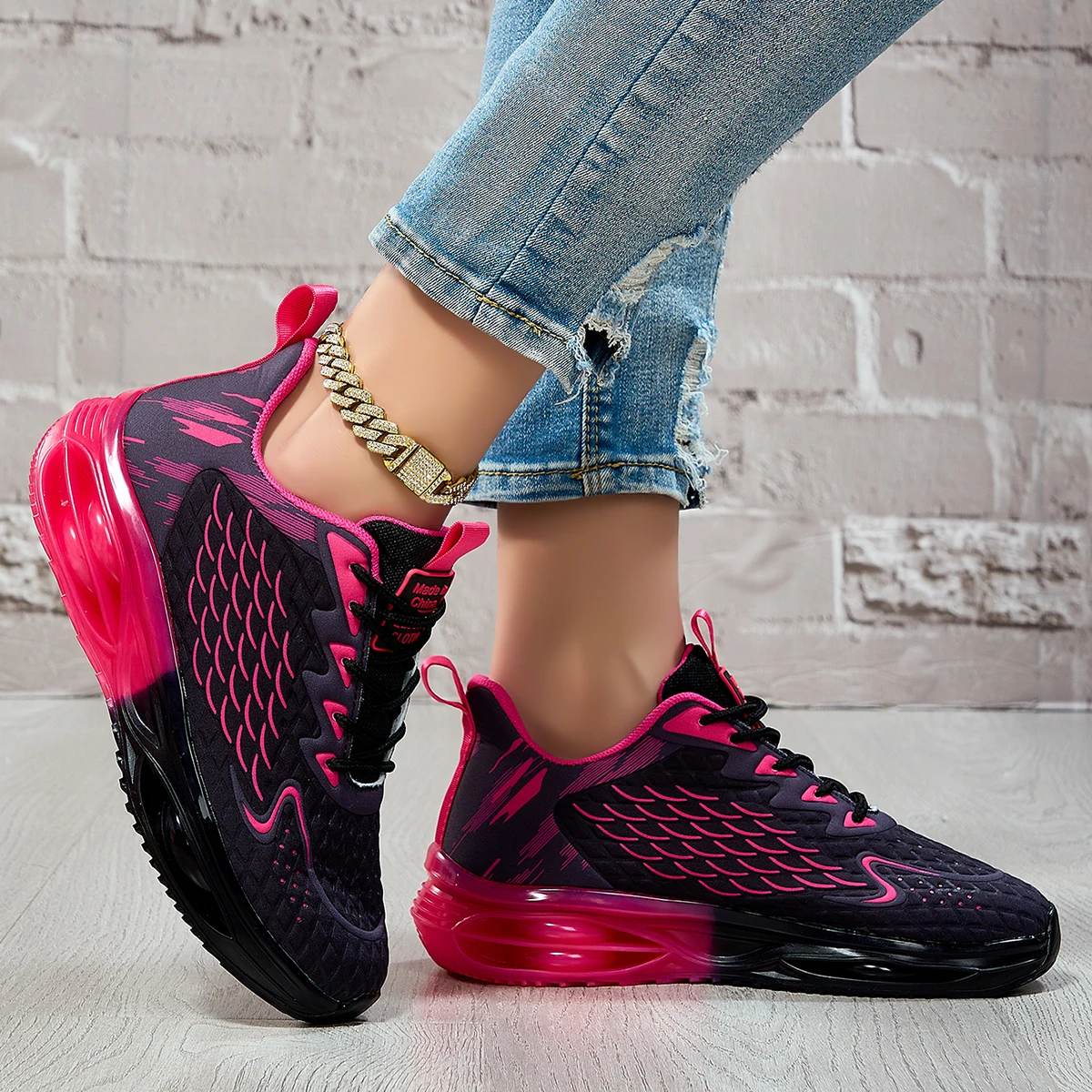 Women's Sneakers and Casual Shoes, Shoes for Woman, Lightweight Running Shoes, Trendy Woman Sneakers Comfort Women Shoes for Casual Street Style