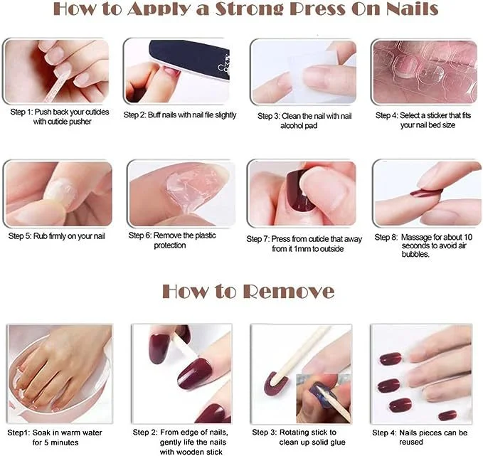 Press-on Nails Glue 2g Small Glue Nail Plate Extension Glue Sticky Fake Nails Quick-drying Long-lasting Strong Adhesive