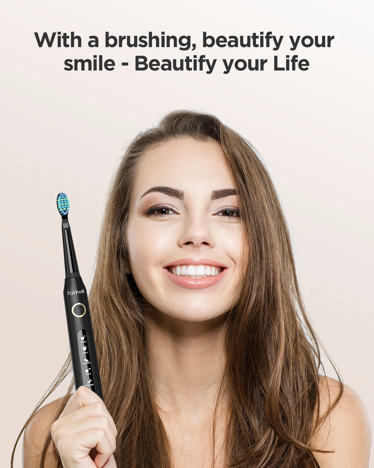 Fairywill Electric Toothbrushes Replacement Heads Electric Toothbrush Heads Sets for FW-507 FW-508 FW-917 Head Toothbrush