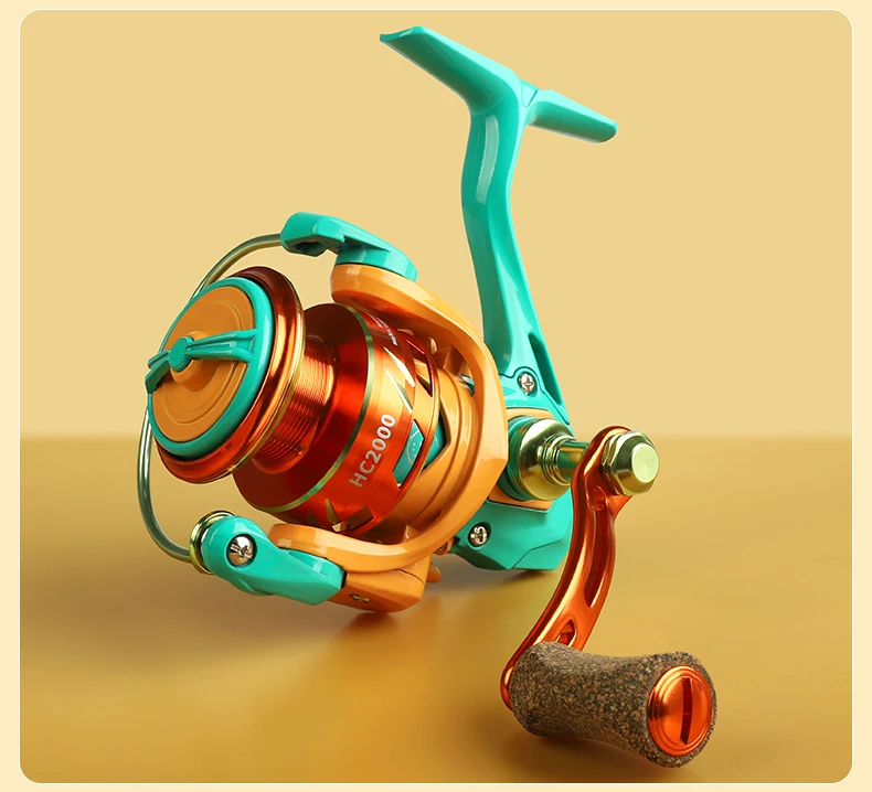 BILLINGS Spinning Reel 10KG Max Drag 5.2:1 Gear Ratio,CNC Rocker,Metal Spool Professional Fishing Reels Ideal for Freshwater & Saltwater Bass Trout Fishing