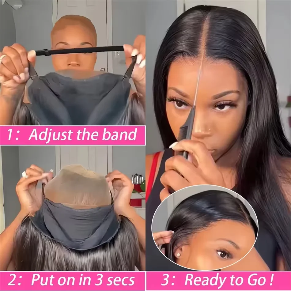 18-46 Inch 7x6 Deep Wave Wigs Brazilian Water Wave Wigs 7x6 Glueless Human Hair Wigs For Women 220% Density Remy Hair