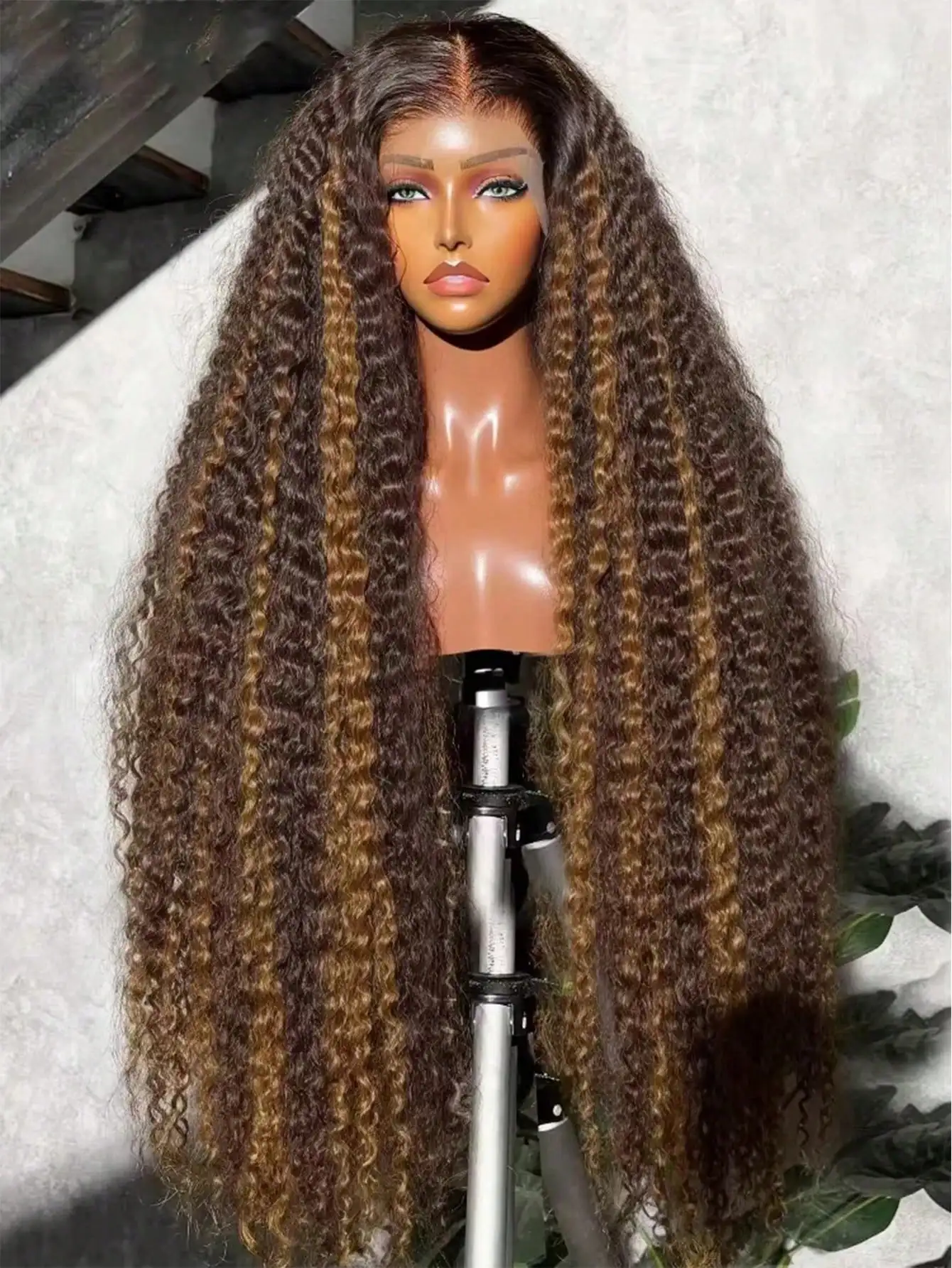 38 40 Inch Human Hair Wig 13x4 HD Loose Deep Wave Pre Plucked Wet And Wavy Curly Human Hair For Women With Baby Hair Natural Black Color