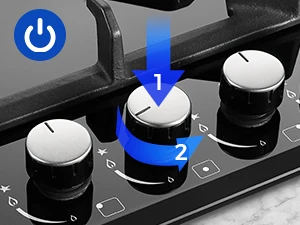 30 Inch Gas Cooktop 5-Burner Black Glass Built-In Stove Top Natural Gas/LPG Convertible for Kitchen
