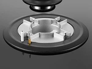 30 Inch Gas Cooktop 5-Burner Black Glass Built-In Stove Top Natural Gas/LPG Convertible for Kitchen