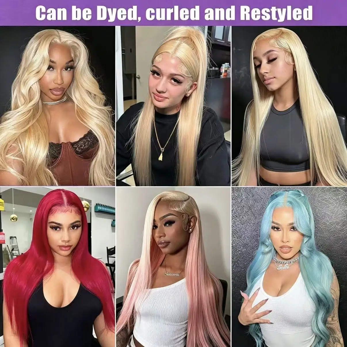 613 Bundles Human Hair Straight 1 3 4 Bundles Deal Smooth Brazilian Human Hair Bundle 30 32 34 36 38 Inch Long Honey Blonde Colored 100% Human Hair Extensions For Women