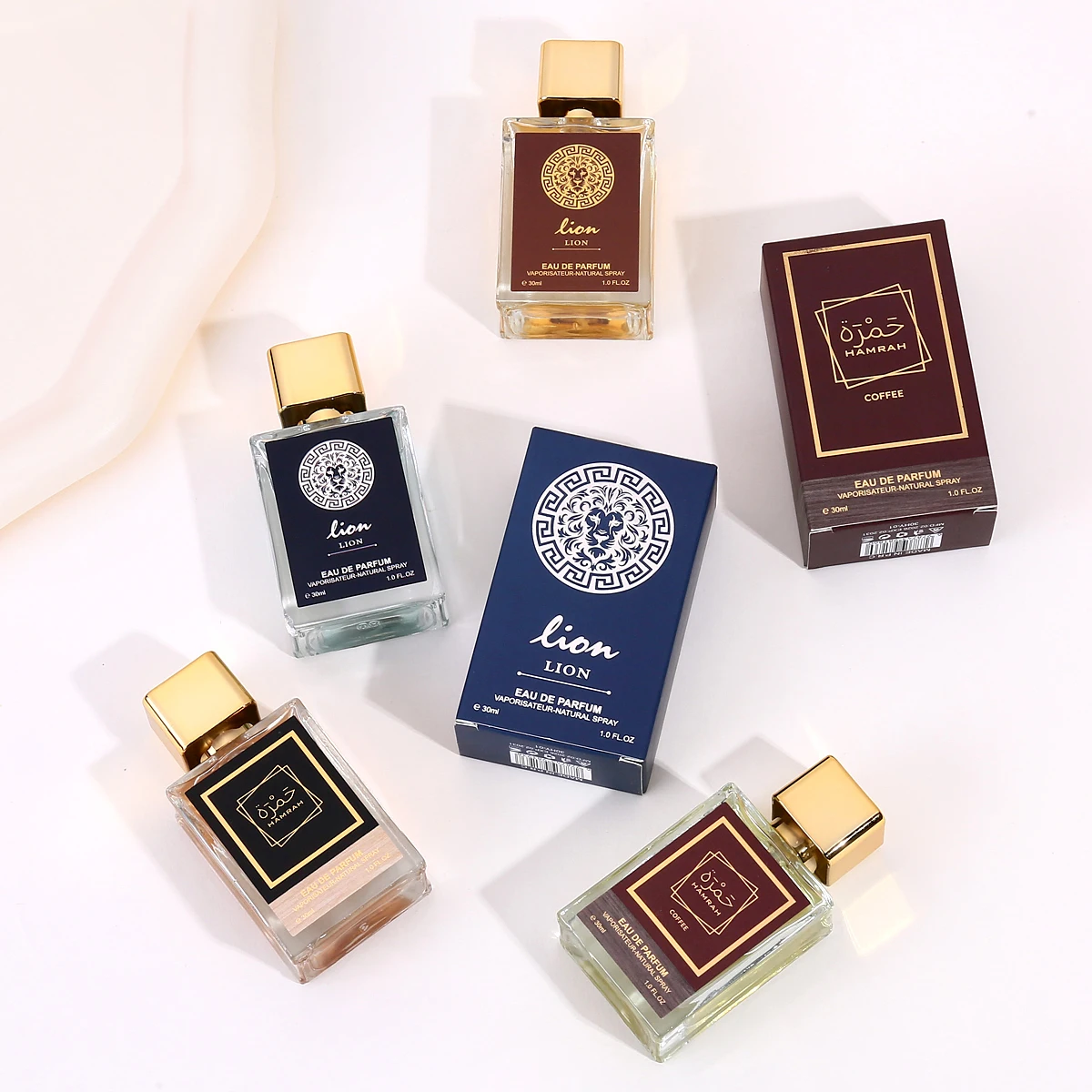 30ml Arabic Eau De Parfum Lion Hamrah Series Long Lasting Fragrance Spray For Men Women Dubai Luxury Perfume Fresh Woody Scent Body Spray Gift
