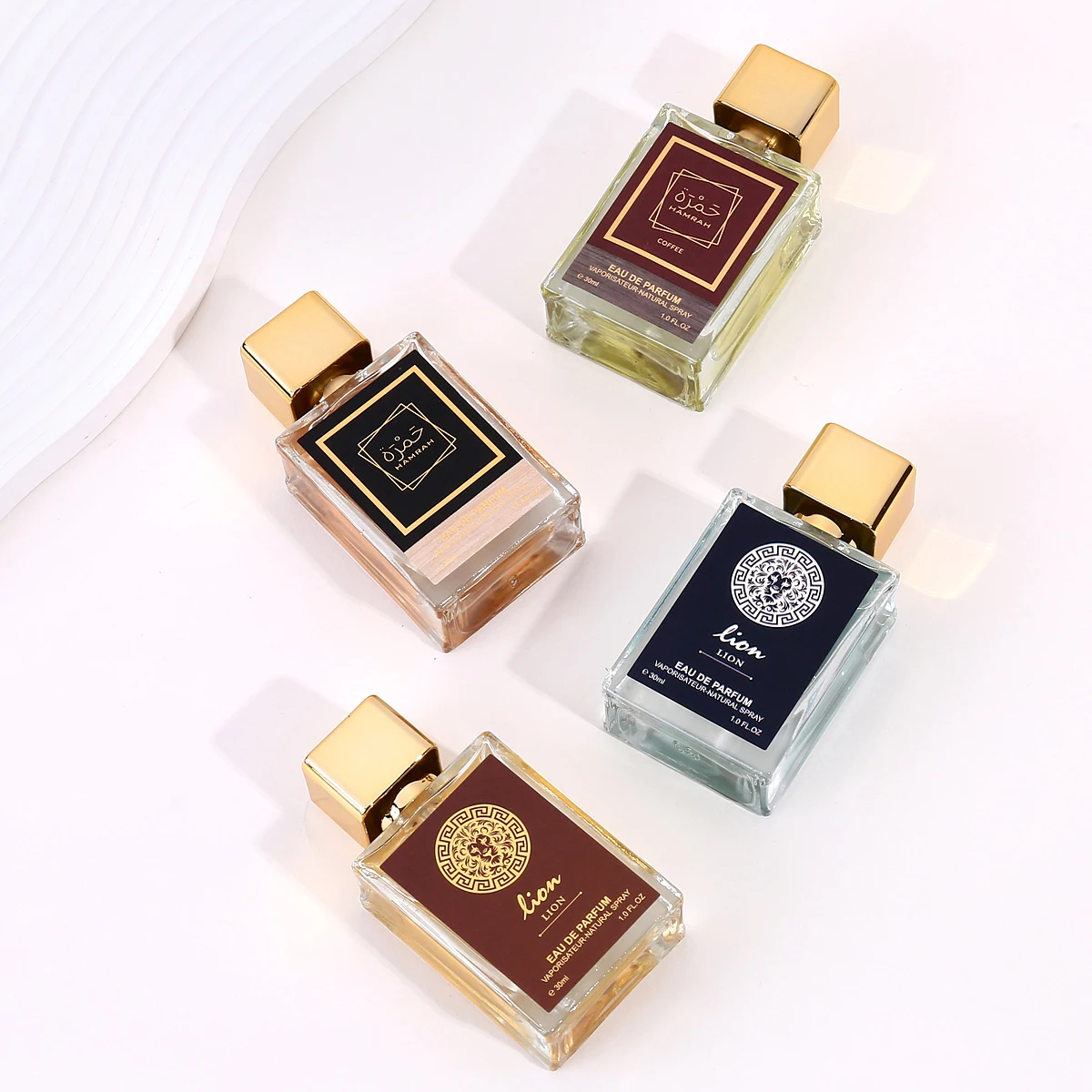 30ml Arabic Eau De Parfum Lion Hamrah Series Long Lasting Fragrance Spray For Men Women Dubai Luxury Perfume Fresh Woody Scent Body Spray Gift