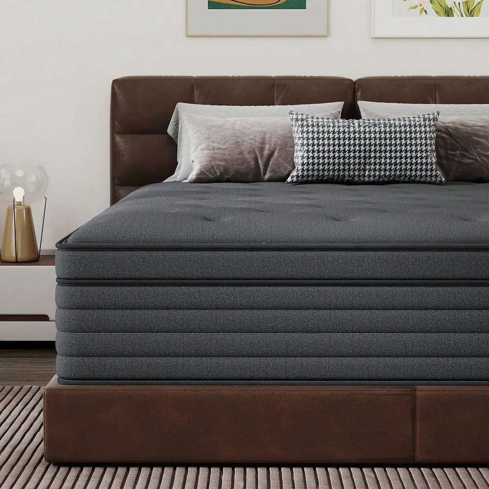 10 12 14 Inch Gel Memory Foam Mattress Cooling Comfort, Motion Isolation Reinforced Edge Support With Breathable Cover Availabl