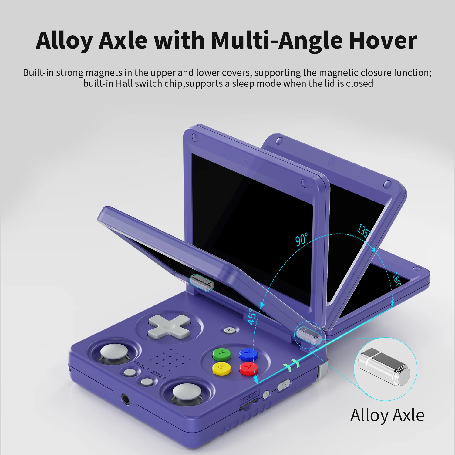 Anbernic RG34XXSP / RG35XXSP Flip Retro Handheld Game Console Retro IPS Screen Linux 64bit 3300mAh Portable Clamshell Games Player Supports 5G WiFi Bluetooth HDMI TV Out 30+ Simulators
