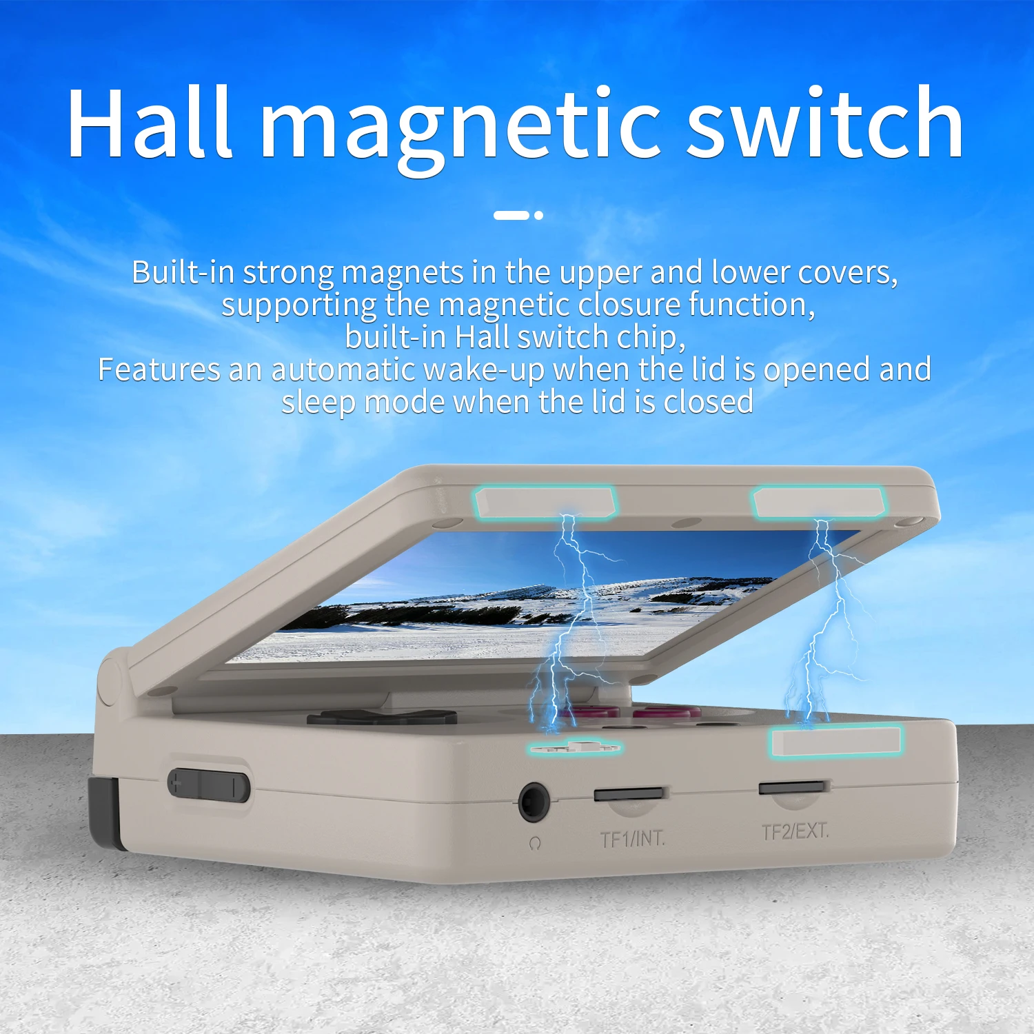 Anbernic RG34XXSP / RG35XXSP Flip Retro Handheld Game Console Retro IPS Screen Linux 64bit 3300mAh Portable Clamshell Games Player Supports 5G WiFi Bluetooth HDMI TV Out 30+ Simulators