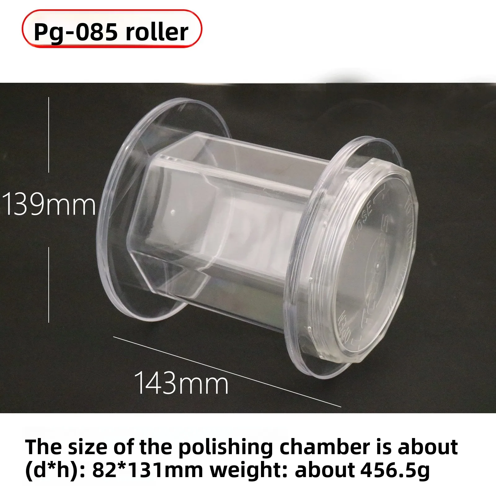 110V Min Rotary Tumbler Polisher 3pcs/Kit Jewelry Polishing Machine PG-085 100-268rpm Adjustable Speed Metal Jewelry Rotation Barrel Polisher 0.85L Capacity Small Jewelry Polishing Tools Equipment