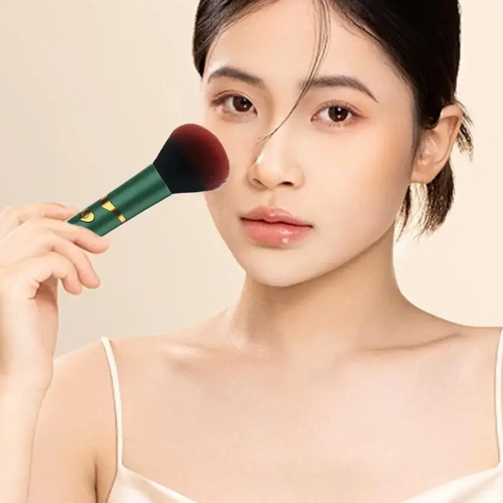 10 Gear Electric Makeup Brush, USB Rechargeable Cosmetic Brush Vibration Makeup Brush For Liquid Powder Blusher Concealer