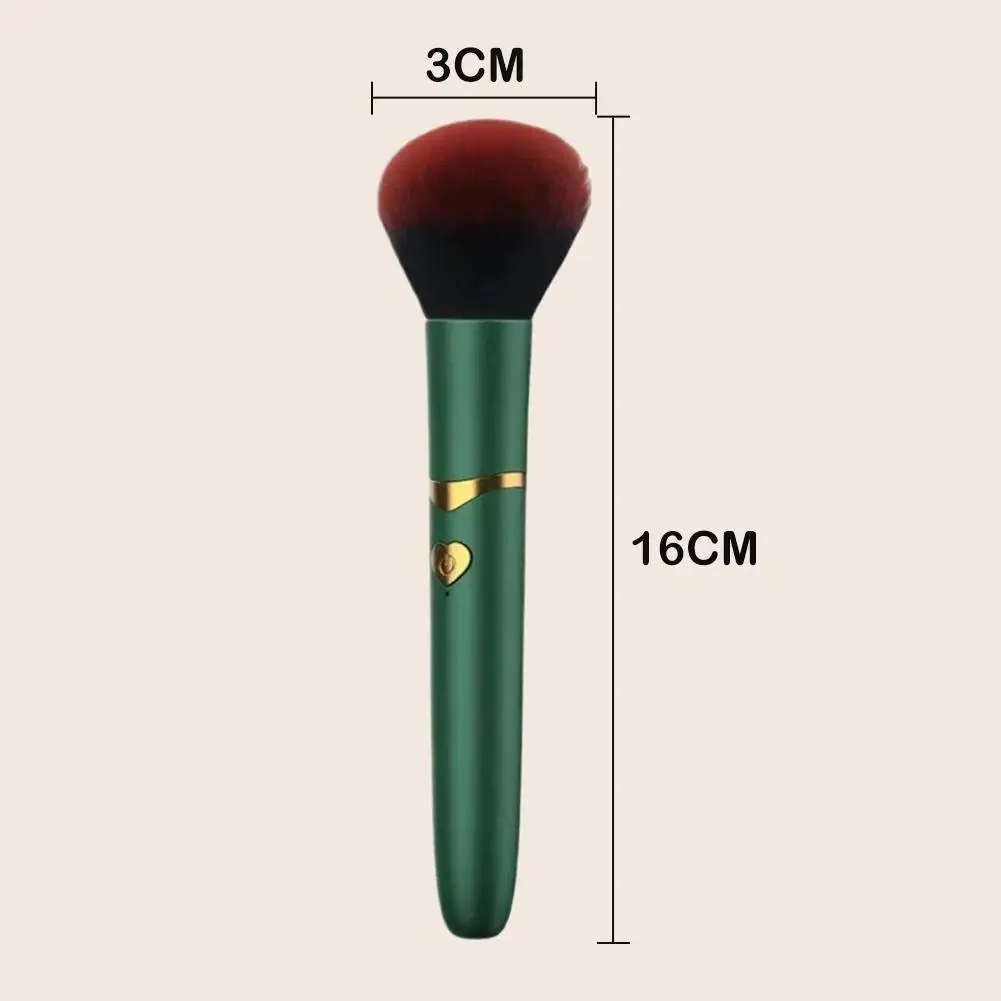 10 Gear Electric Makeup Brush, USB Rechargeable Cosmetic Brush Vibration Makeup Brush For Liquid Powder Blusher Concealer