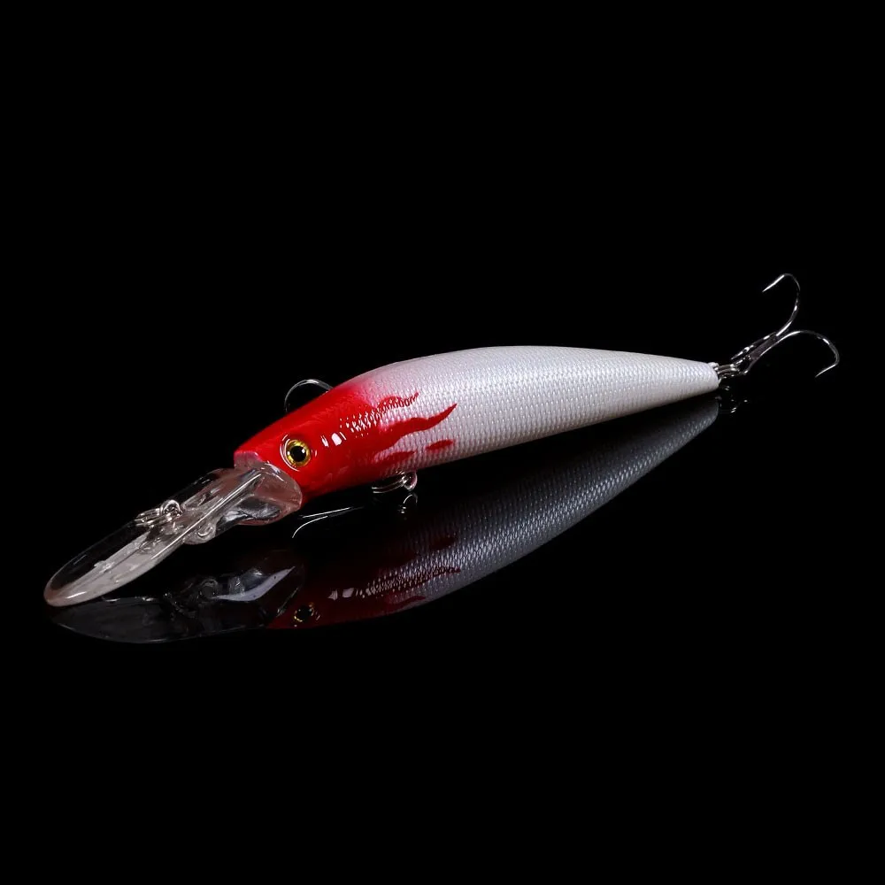 10pcs Minnow Deep Fishing Lure Hard Bait Artificial Bait 14.5cm 14.5g
