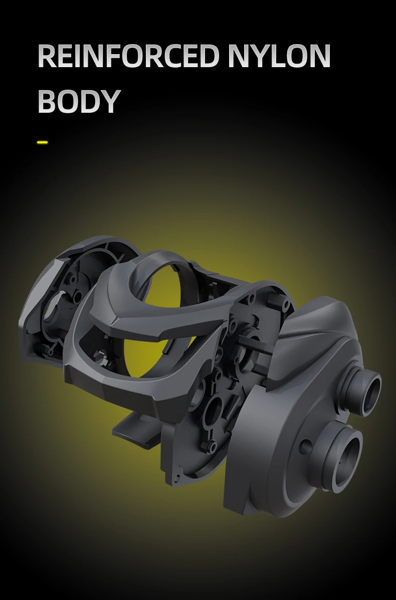 BILLINGS Baitcasting Reel 18LB Max Drag 7.2:1 High Speed Gear Ratio 5+1Stainless Steel Bearings Smooth Operation Baitcaster Fishing Reels for Freshwater Saltwater Bass Trout Carp Fishing