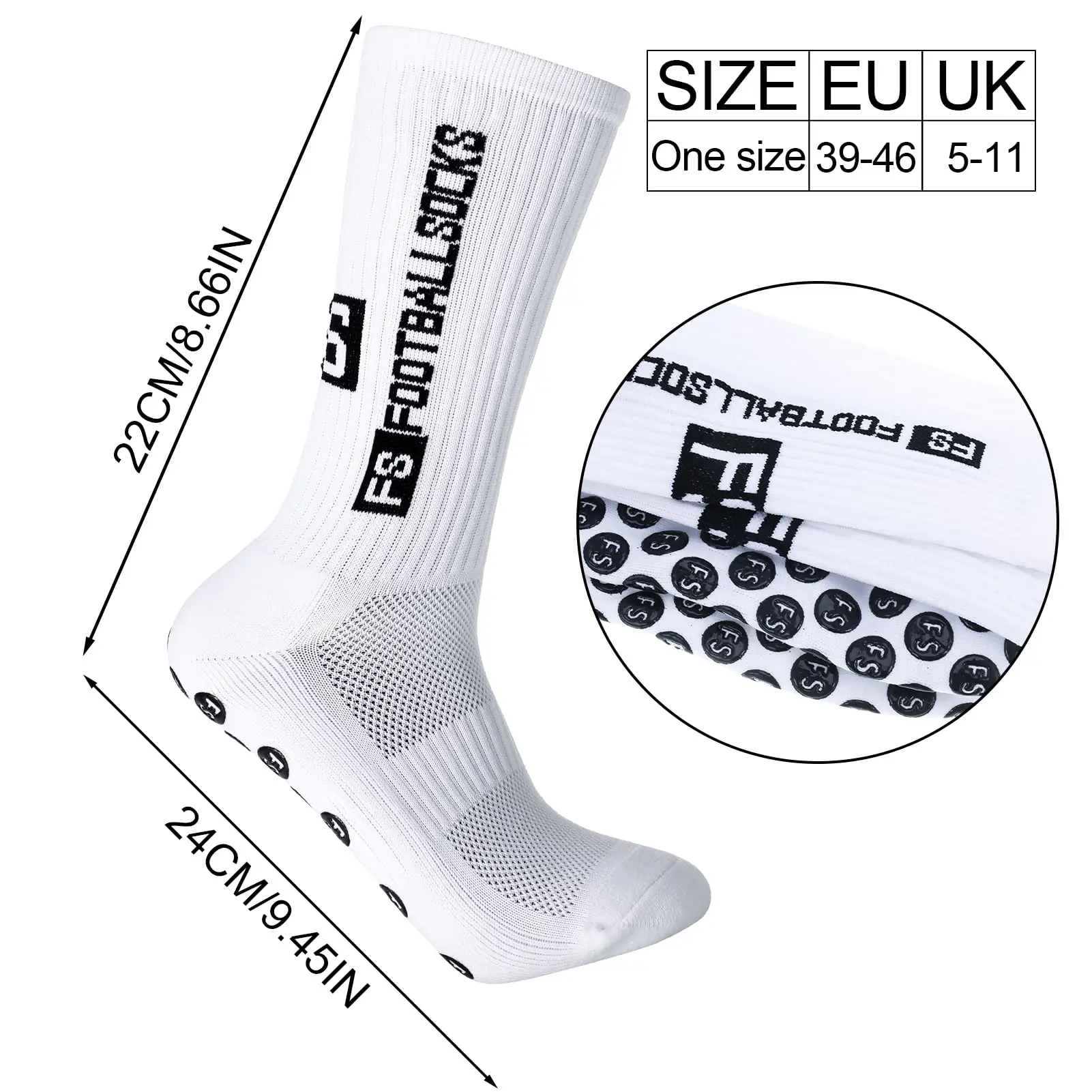 Athletic Grip Socks 4 Pairs High-Elastic Sports Grip Socks for Men Women Soccer Training Games Essential Gear 2026