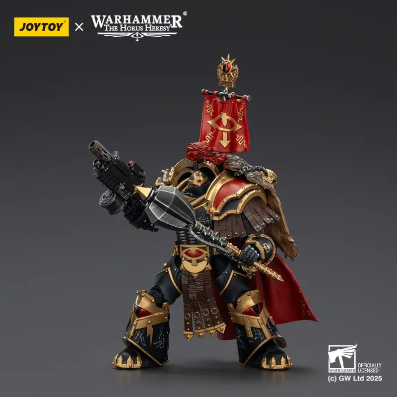 JOYTOY Warhammer The Horus Heresy Sons of Horus Legion Cataphractii Praetor with Combi-Melta and Power Maul Collection Gift