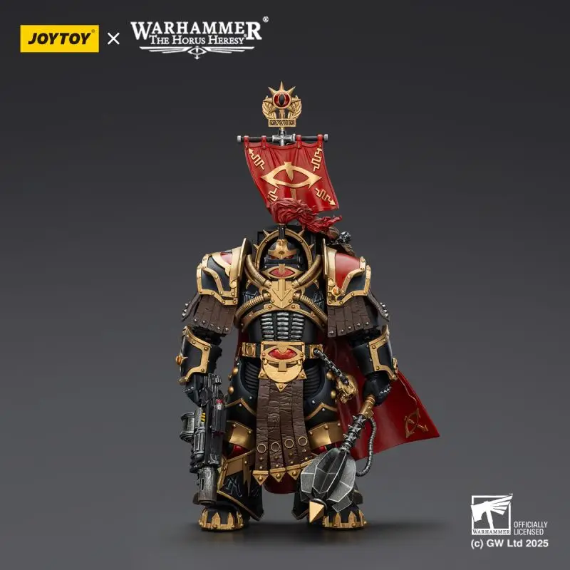 JOYTOY Warhammer The Horus Heresy Sons of Horus Legion Cataphractii Praetor with Combi-Melta and Power Maul Collection Gift