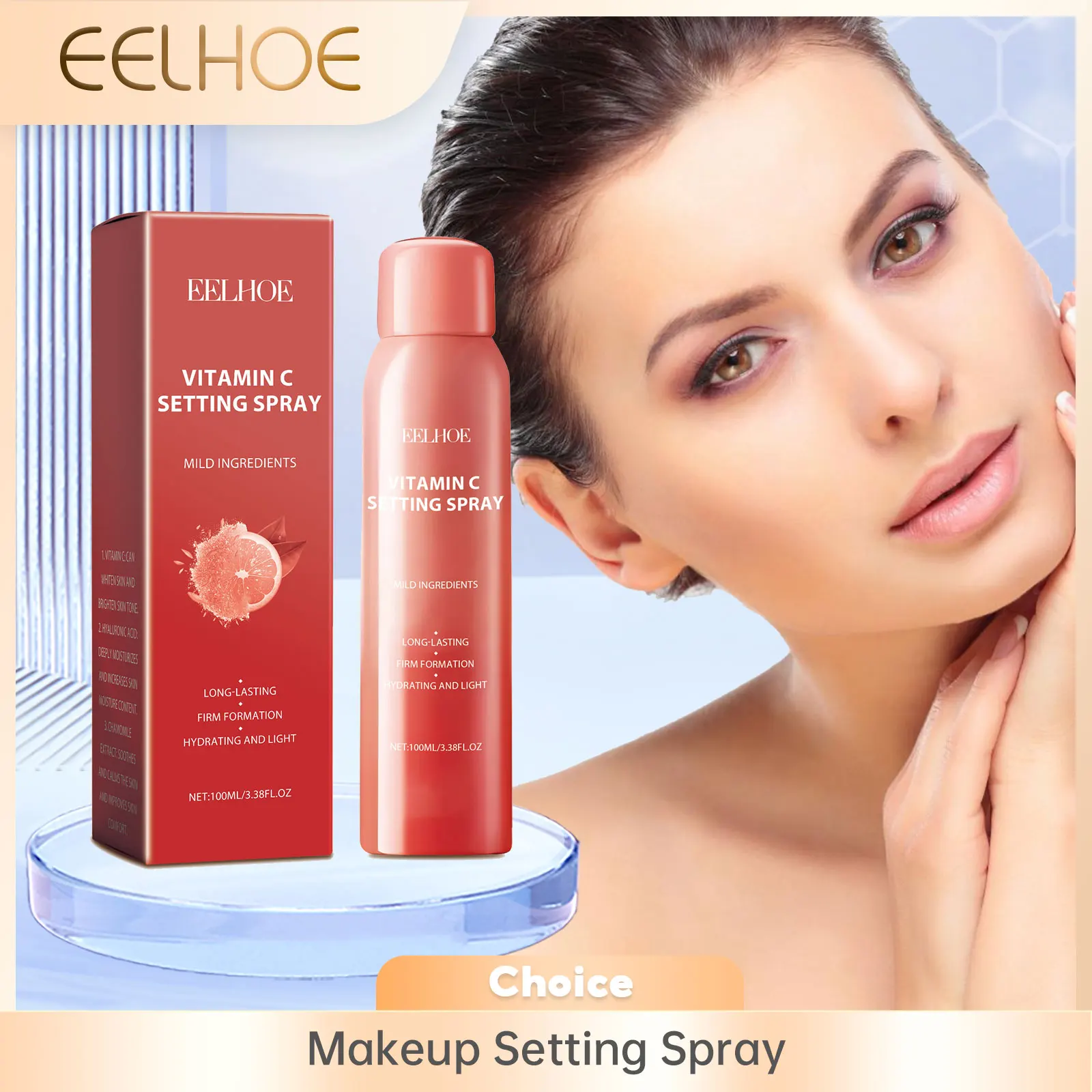 Makeup Setting Spray Matte Finish Waterproof Long Lasting Oil Controling Sweatproof Refreshing for All Skin Make up Spray Fixer