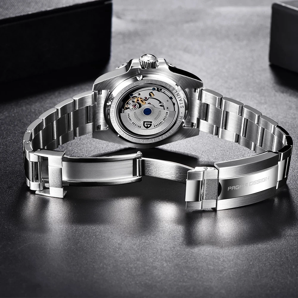 PAGANI DESIGN V2 40MM Pepsi GMT Men Luxury Automatic Mechanical Watch Jubilee Watch Strap Sapphire Glass Waterproof Watches for Men Gift