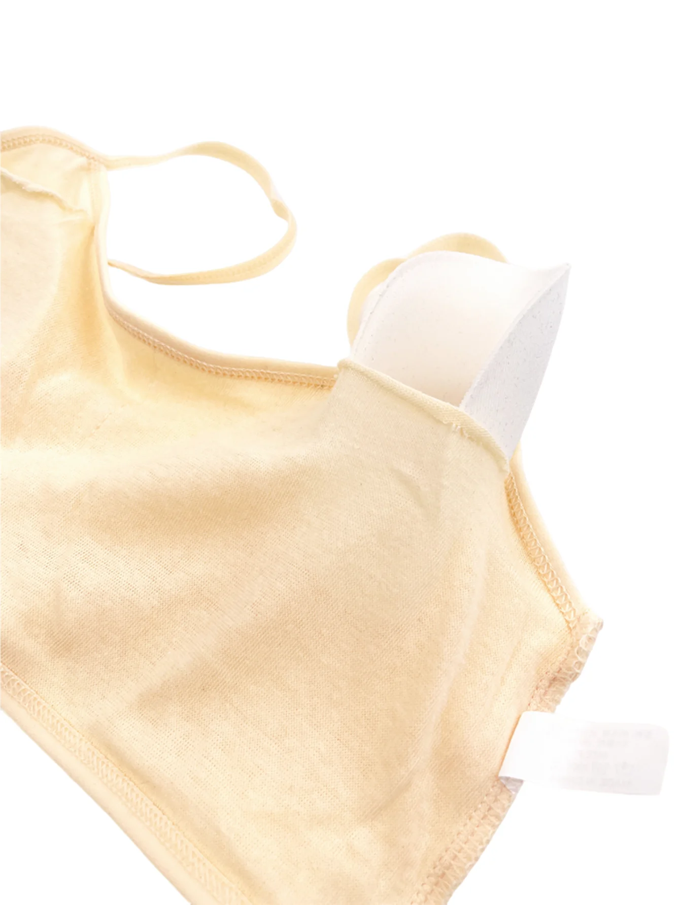 Girls Cotton Training Bra 10 Pack with Chest Pad and Adjustable Shoulder Straps Kids Underwear for 8-12 Years