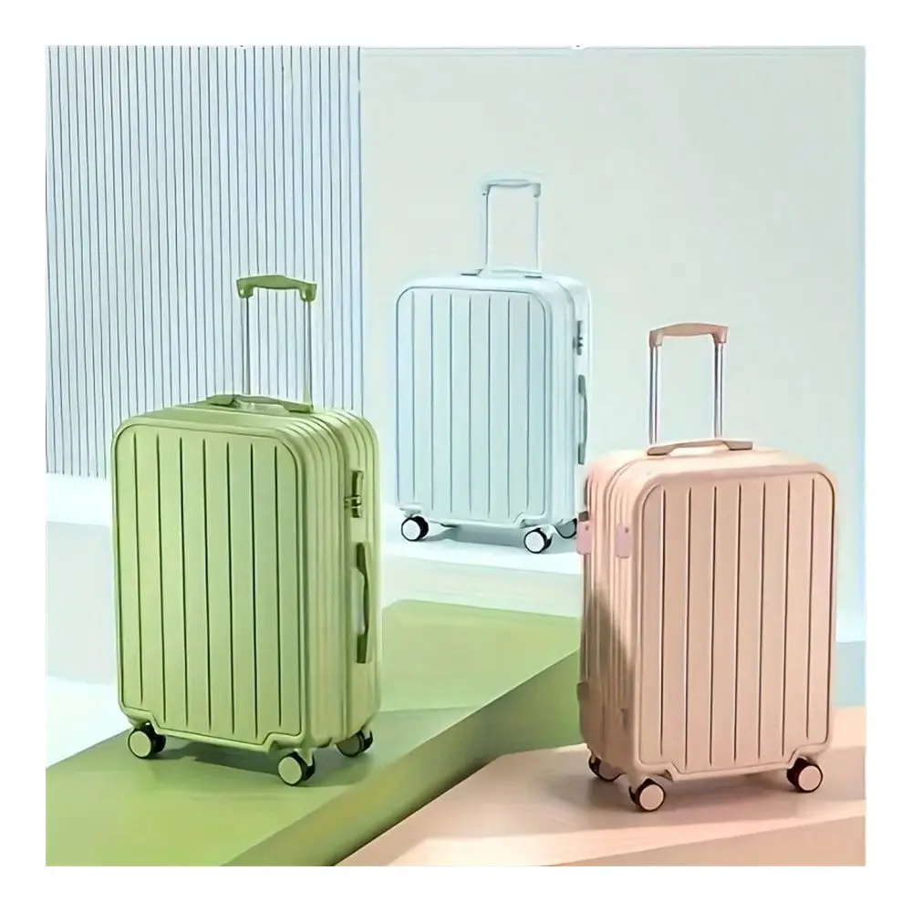 Pcs, 20 Inch Hardside Luggage Carry On Luggage With Cup Phone Charger Hard Shell Suitcases With Spinner Wheels Travel Suitcase