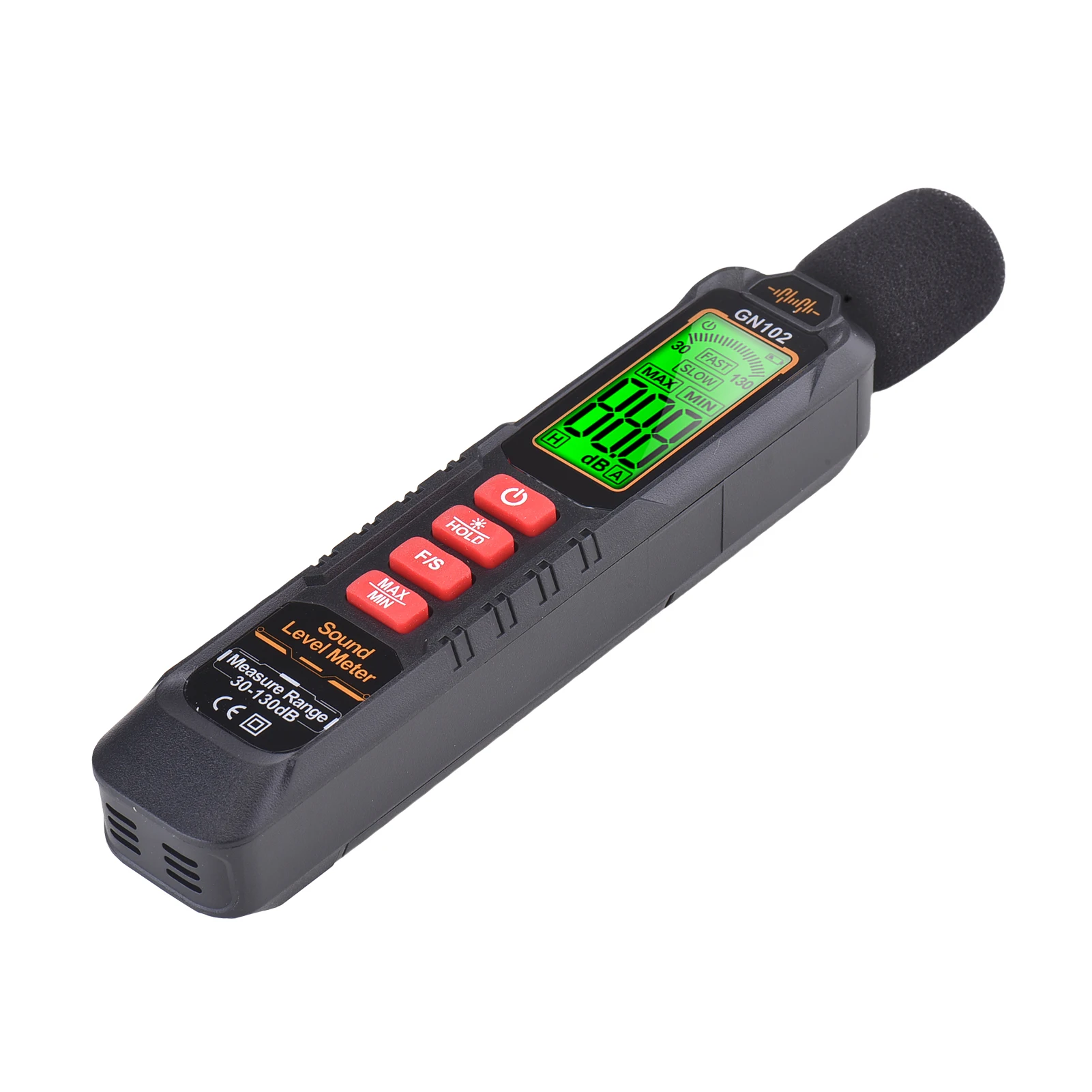 Digital Decibel Meter Sound Level Meter 30-130dB Noise Tester with LCD Screen Data Hold Auto Power Off Portable Sound Meter
