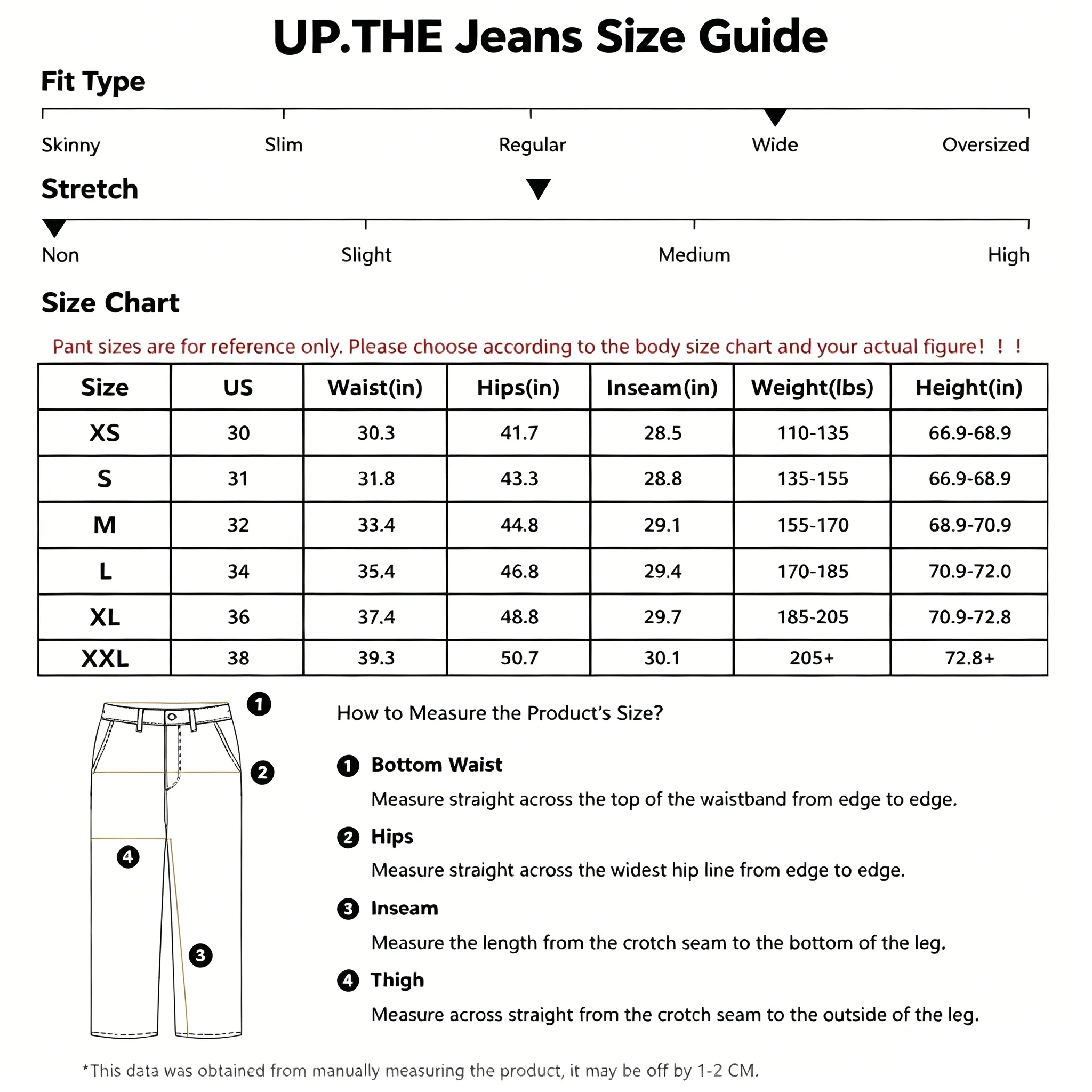 Men's Ultra Baggy Wide Leg White Jeans, Y2K Large Tribal Totem Embroidery Denim Pants, Loose Fit Hip Hop Streetwear Casual Trousers for Men