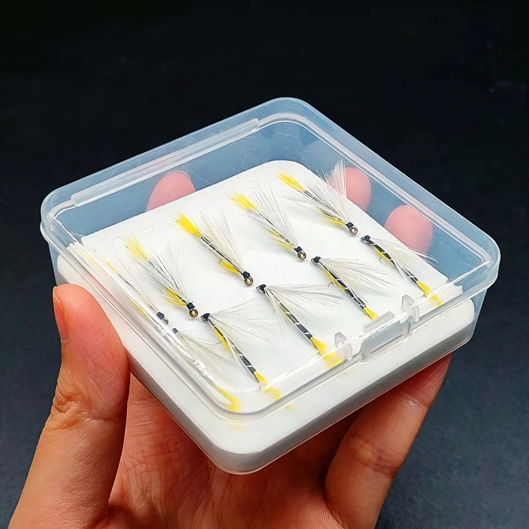 Fly Fishing Flies Kit-2 Boxes Bundle(Total 82Pcs Flies)Fly Assortment Trout Bass Fishing with Fly Box with Dry/Wet Flies, Nymphs