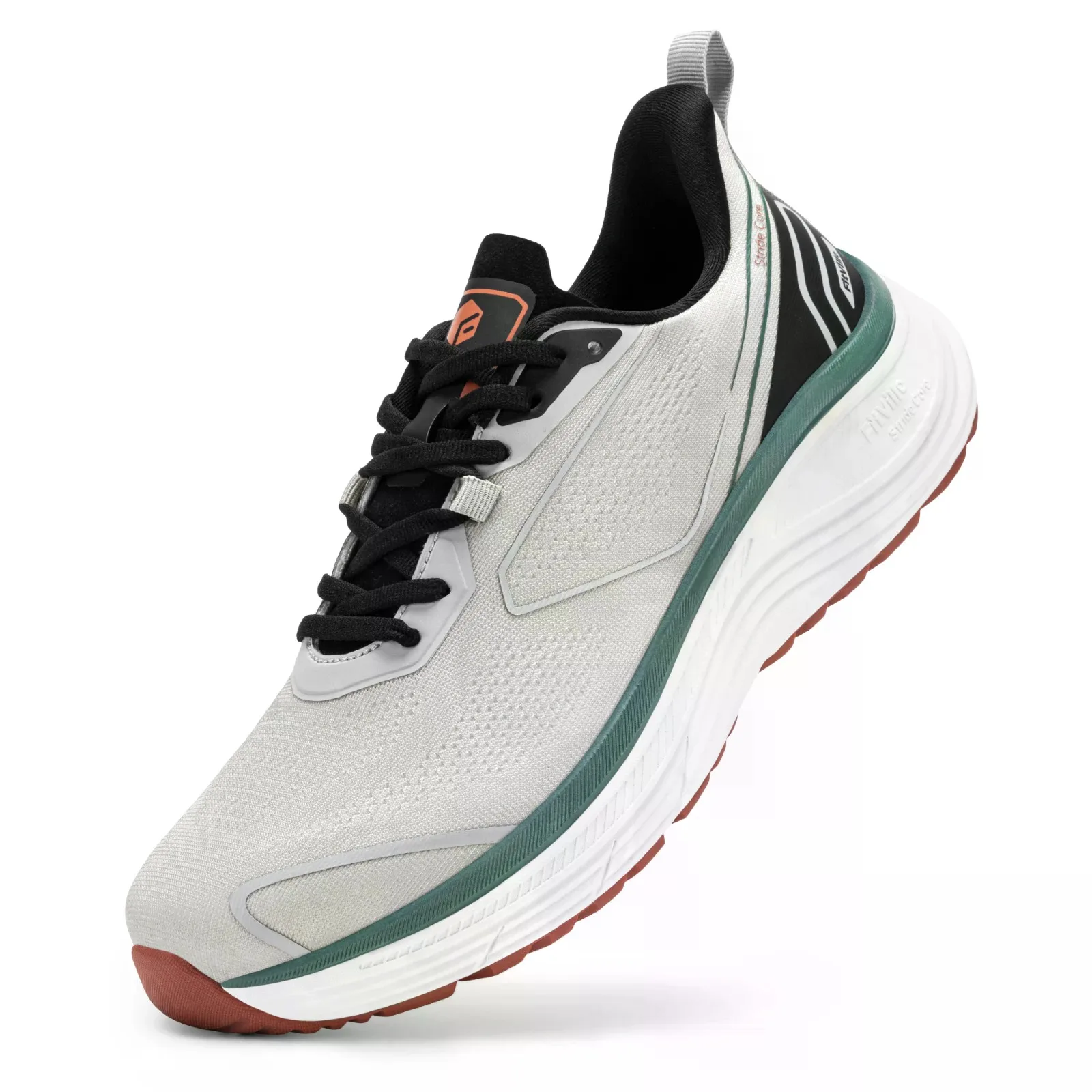 FitVille Walking Shoes for Men, Wide Design Breathable Non‑Slip Sneakers, Cushioned Tennis Running Shoes with Arch Support for Plantar Fasciitis & Heel Pain Relief