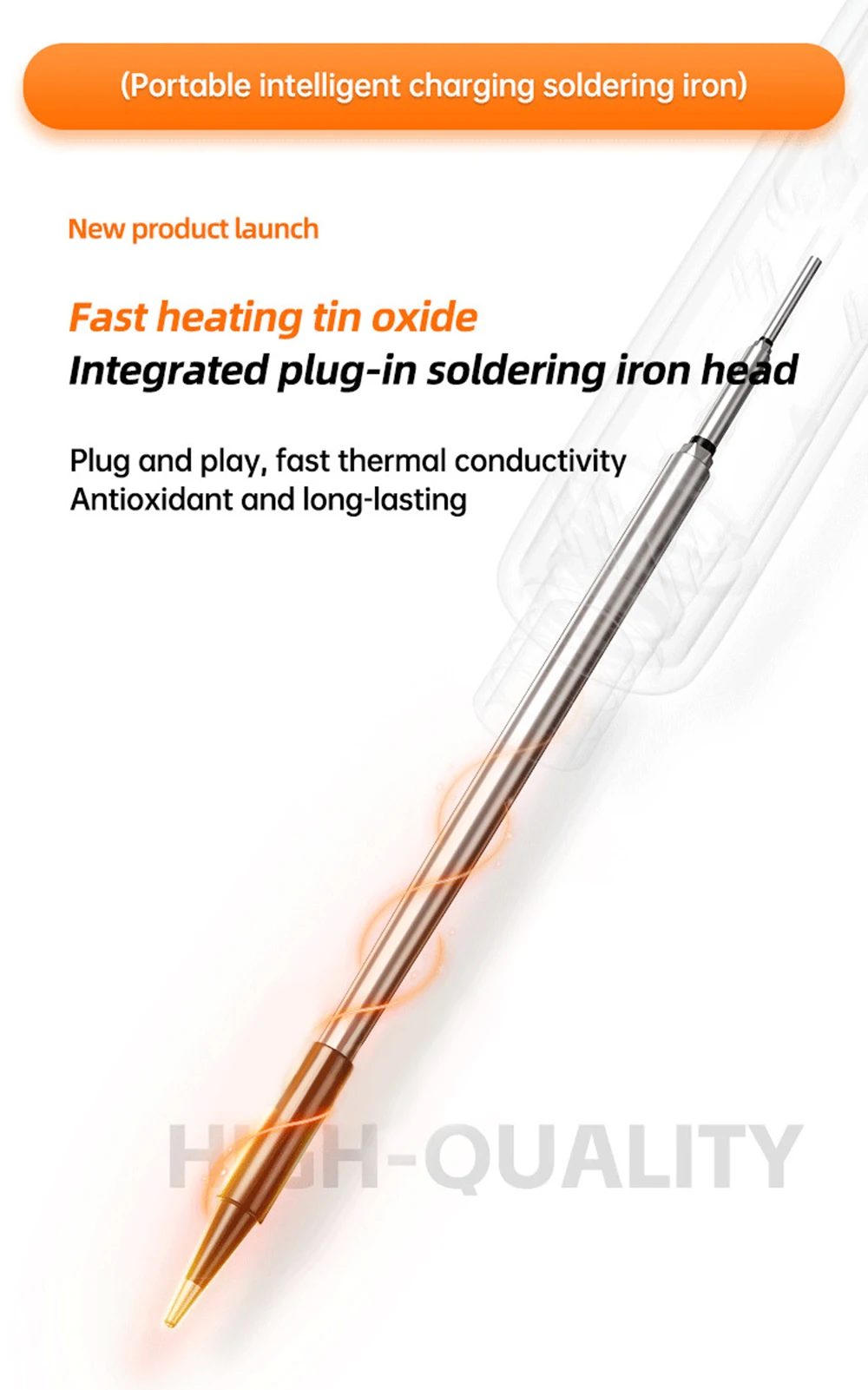 USB-C200L Soldering Iron Mini Small Soldering Iron Set Portable Household Type-C Interface 800mAh Battery Adjustable Temperature