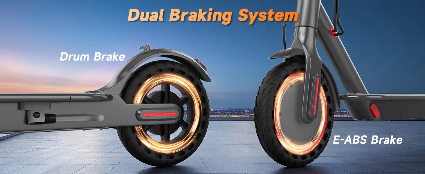 Electric Scooter Adults Teens,8.5in Solid Tires,350W Motor,19-23 Miles Range,19mph E Scooter with Smart APP Control for Commuting, Outdoor, Short Travel Gift
