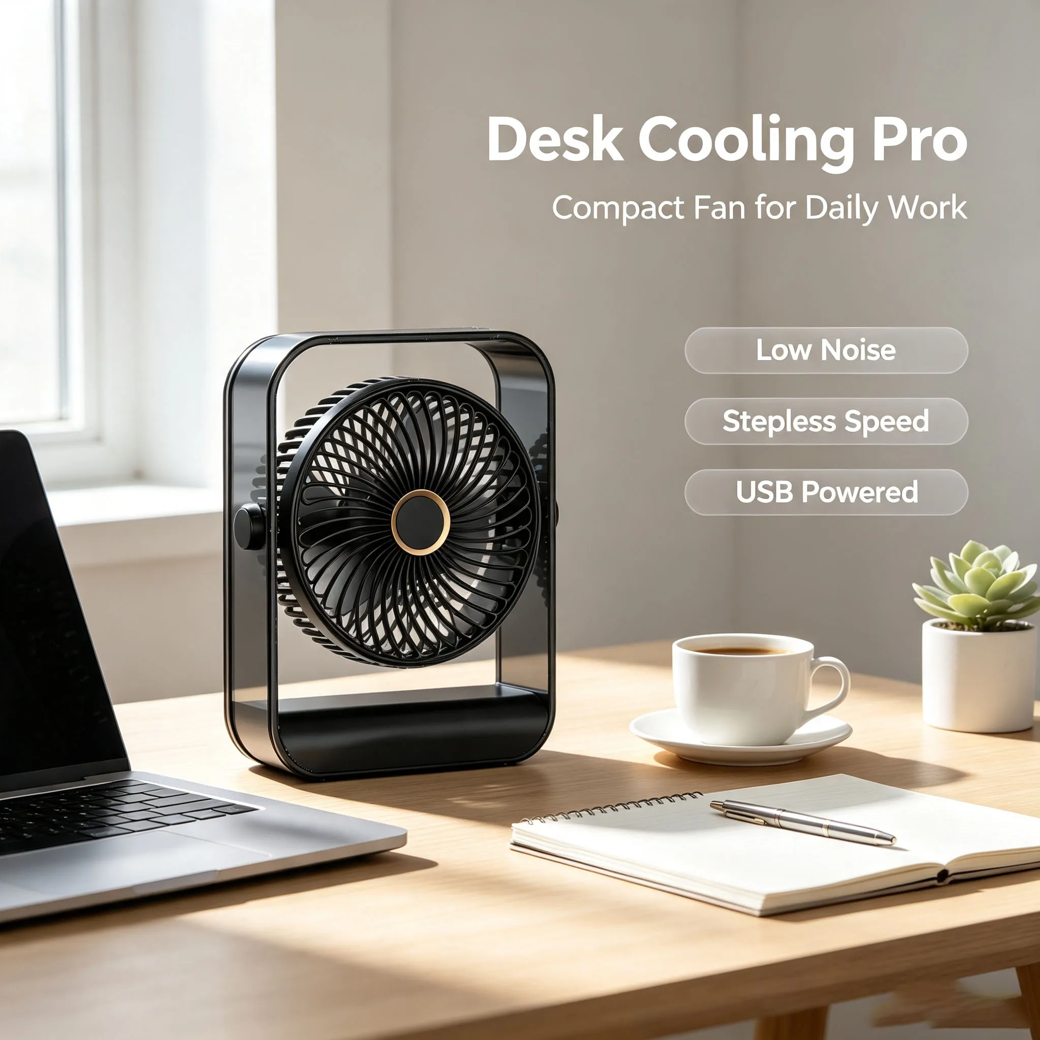Portable Circulation Fan, Supports USB Charging, Long Battery Life, Multiple Wind Speed Settings, Cooling Device, Suitable for Camping, Fishing, Dormitory, Desktop, Student Office, Car, Bedside, Portable Mini Air-Conditioning Fan, Silent Portable Electric Fan for Daily Summer Use