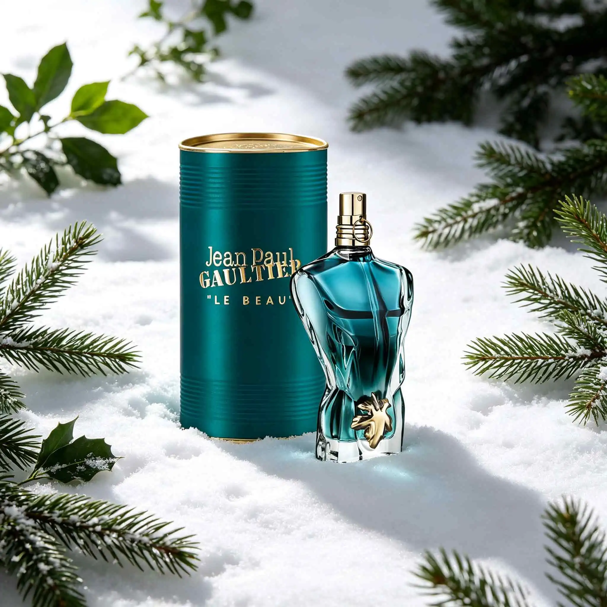 Jean Paul GaultierLe Beau Features Distinctive Sculptural Glass Bottle With Exquisite Gold Details. Versatile Long‑lasting Scent, It Is Decent And Stylish Luxury Gift For Men On Festivals.