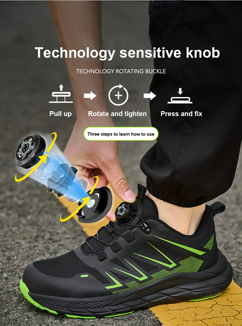 All Season Industrial Safety Shoes for Men Women Steel Toe Sneakers with Impact Resistant Steel Toe Cap Lightweight Comfortable Design for Construction Work Wear Resistant Durable for Daily Labor Full Sizes Perfect Labor Day Gift for Workers