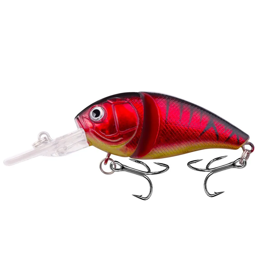 6pcs Crankbait Fishing Lures Hard Bait Swimbait Artificial Bait 8.5cm 14.3g