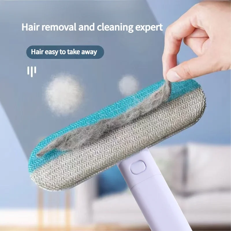 Pet Hair Removal Tool 4-in-1 Hair Removal Furniture Cat Hair Remover for Couch-Pet Hair Removal Car Cloth Furniture Carpet Bed